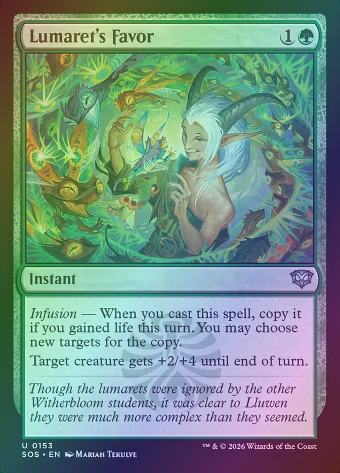 Lumaret's Favor (SOS) (153) / Foil