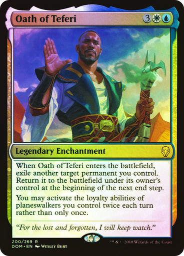 Oath of Teferi (DOM) (200) / Foil