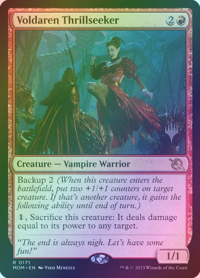 Voldaren Thrillseeker (PMOM) (171p) / Foil