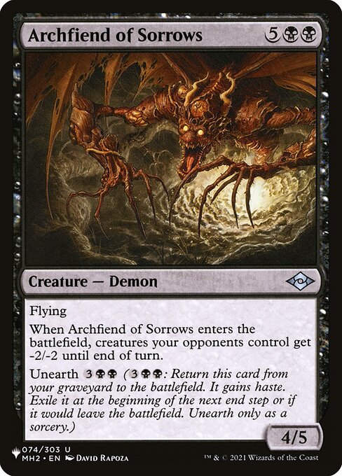 Archfiend of Sorrows (PLST) (MH2-74)