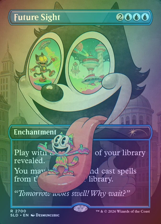 Future Sight (SLD) (2700) / Borderless / Foil