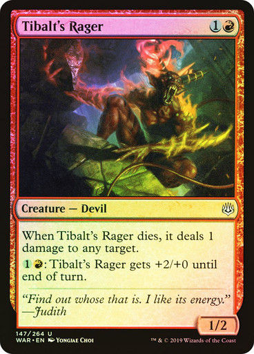 Tibalt's Rager (WAR) (147) / Foil