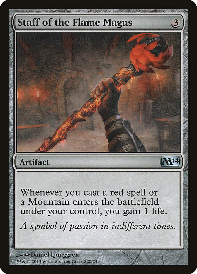Staff of the Flame Magus (M14) (220)
