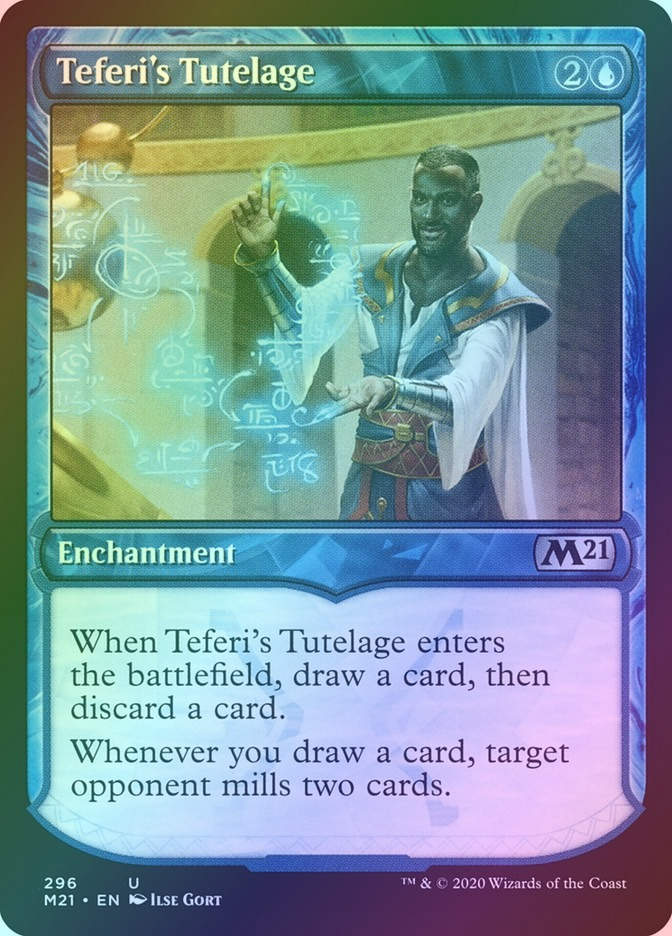 Teferi's Tutelage (M21) (296) / Showcase / Foil