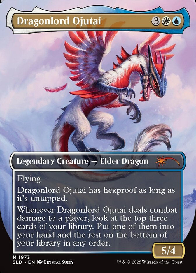 Dragonlord Ojutai // Dragonlord Ojutai (SLD) (1973) / Borderless — cara 2 de 2