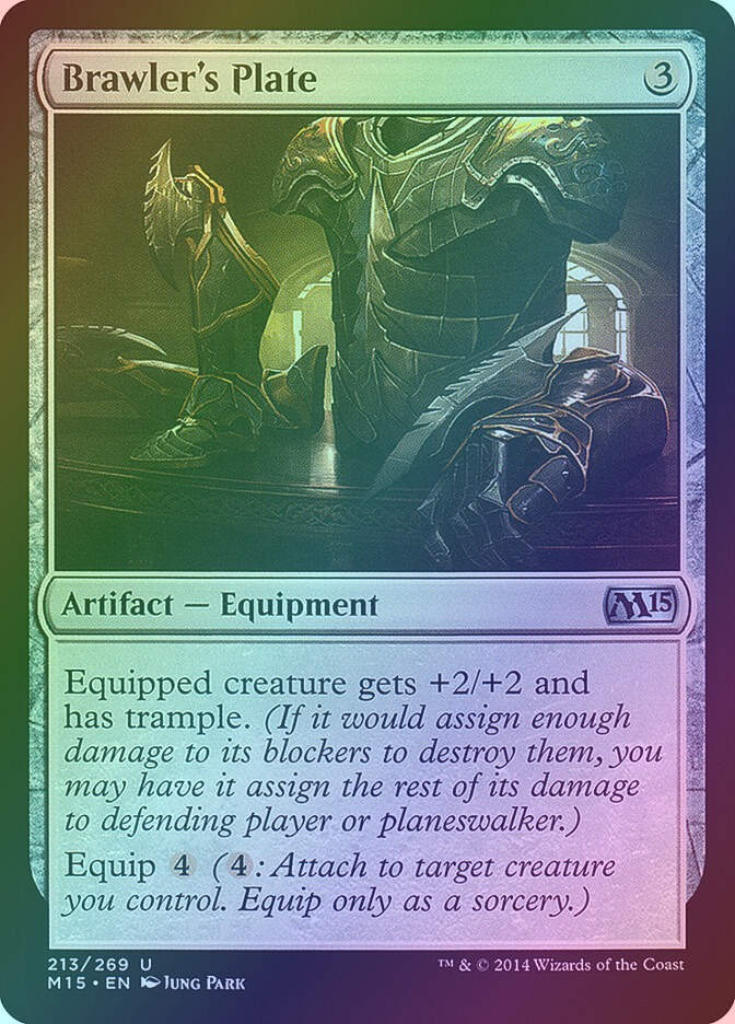 Brawler's Plate (M15) (213) / Foil
