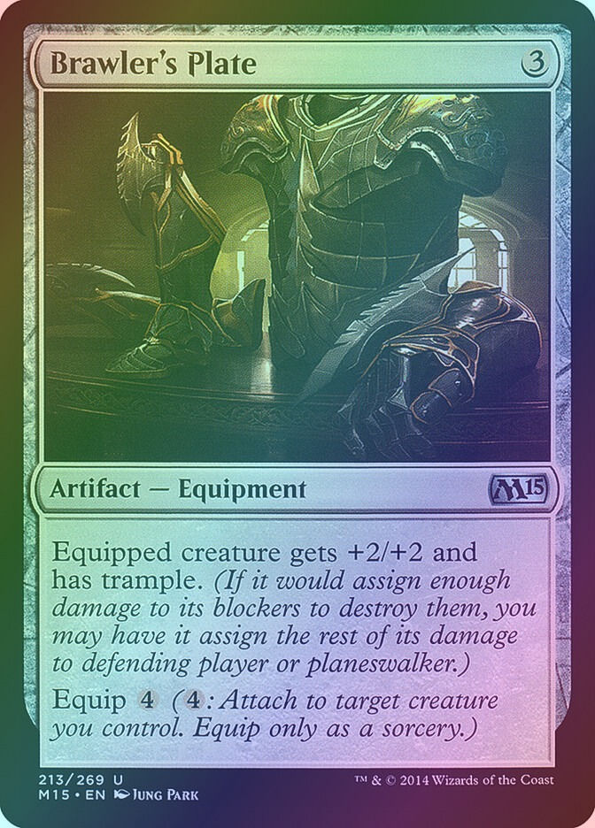 Brawler's Plate (M15) (213) / Foil