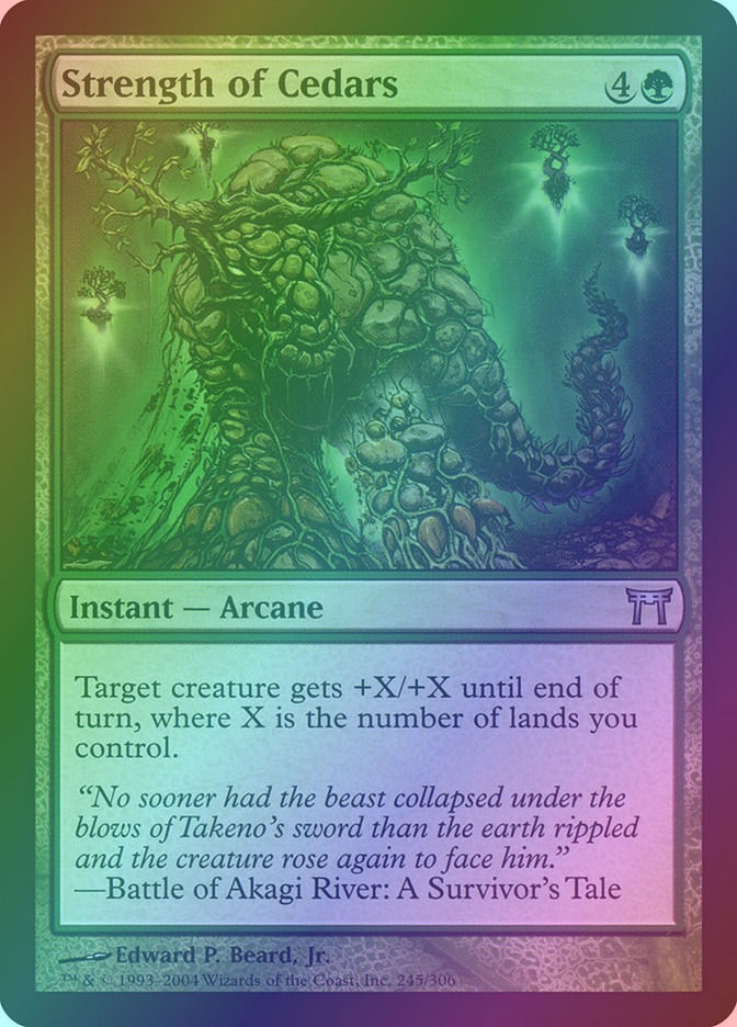 Strength of Cedars (CHK) (245) / Foil