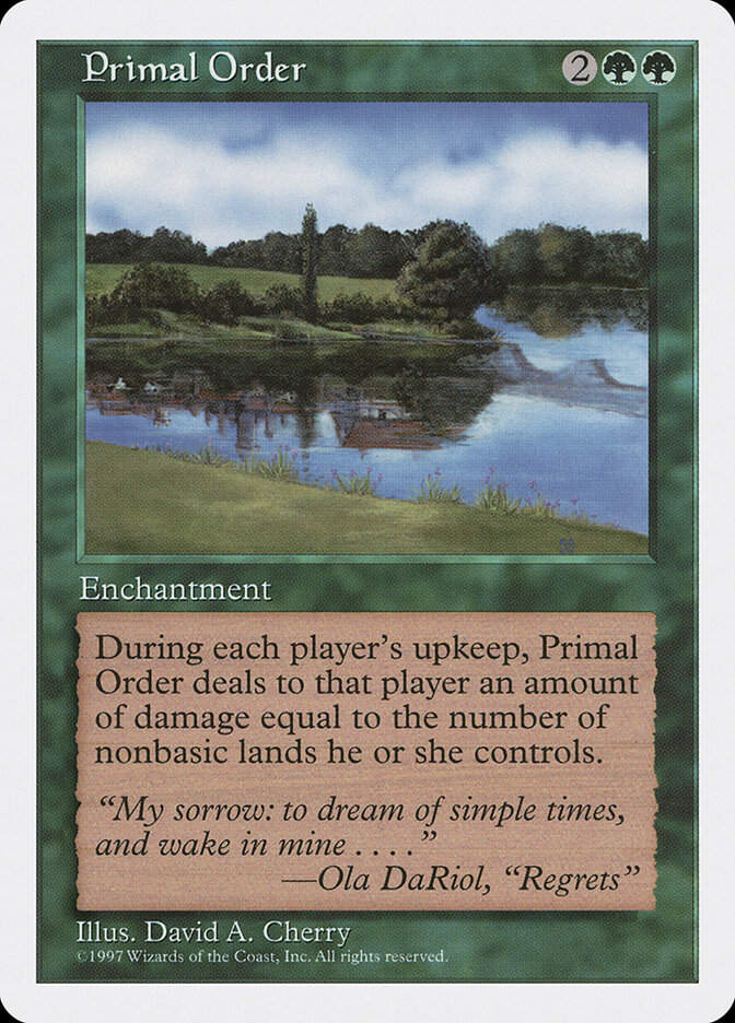 Primal Order (5ED) (318)