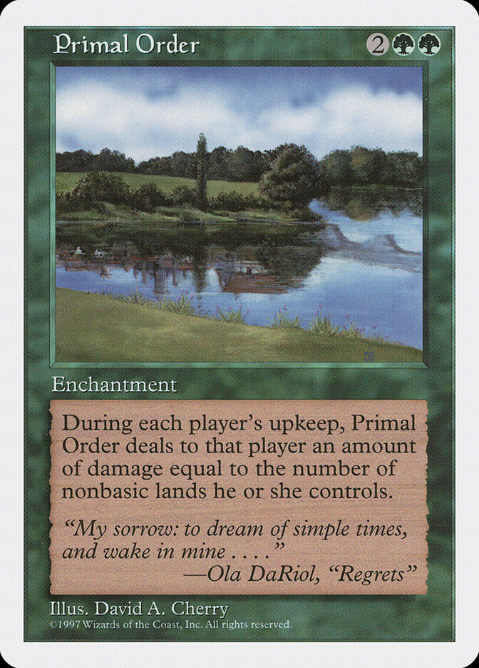 Primal Order (5ED) (318)