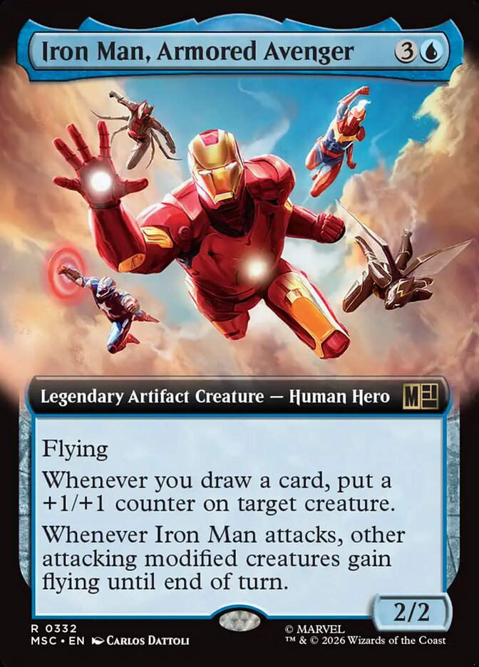 Iron Man, Armored Avenger (MSC) (332) / Extended Art