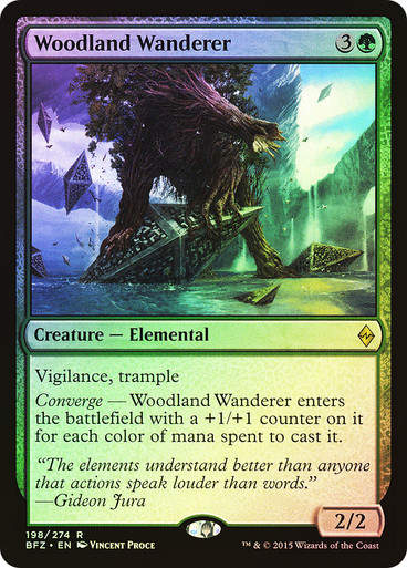 Woodland Wanderer (BFZ) (198) / Foil