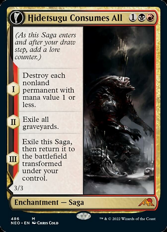 Hidetsugu Consumes All // Vessel of the All-Consuming (NEO) / Extended Art — cara 1 de 2