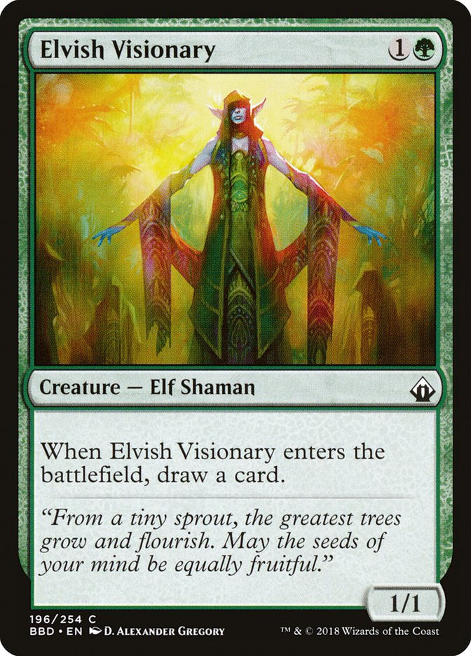 Elvish Visionary (BBD) (196)