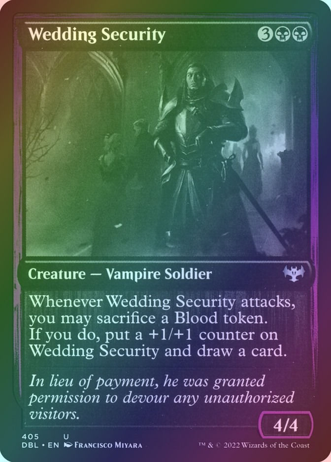 Wedding Security (DBL) (405) / Foil