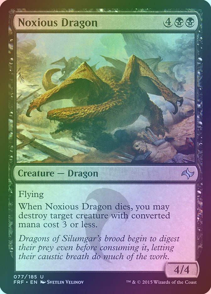 Noxious Dragon (FRF) (77) / Foil