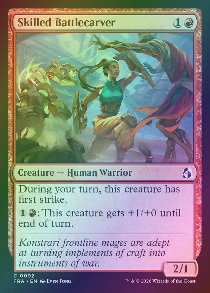 Skilled Battlecarver (FRA) (92) / Foil