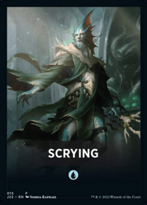Scrying (fj22) / Front Cards Token