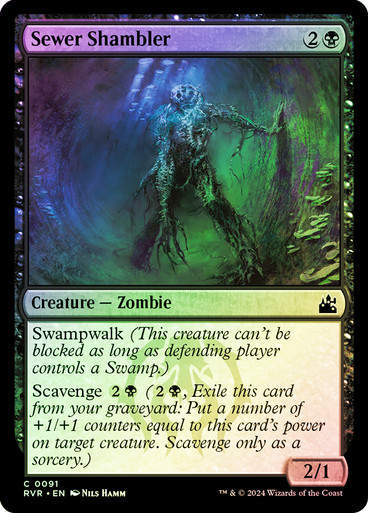 Sewer Shambler (rvr) (91) / Foil