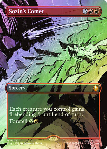 Sozin's Comet (TLA) (309) / Borderless / Foil