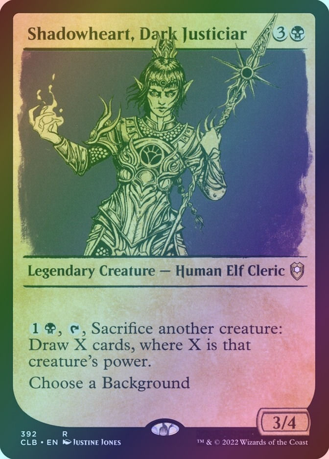Shadowheart, Dark Justiciar (CLB) (392) / Showcase / Foil