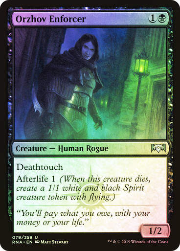 Orzhov Enforcer (RNA) (79) / Foil