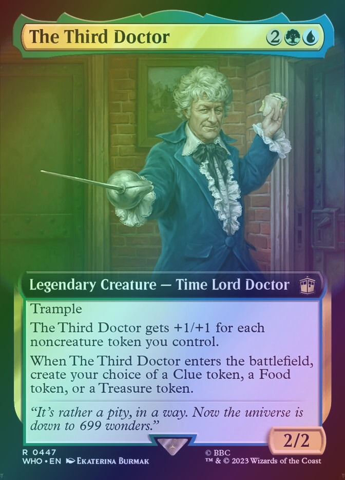 The Third Doctor (WHO) (447) / Extended Art / Foil