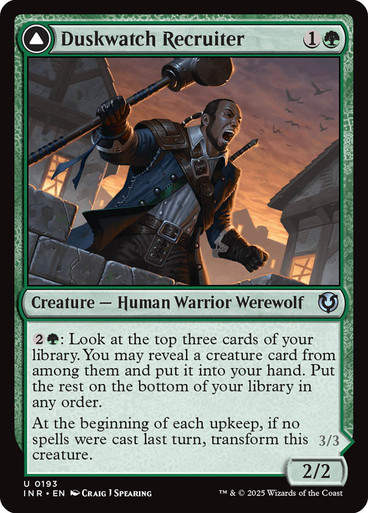 Duskwatch Recruiter // Krallenhorde Howler (INR) (193)