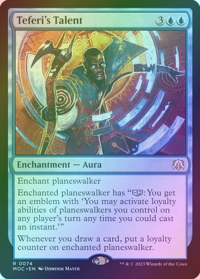 Teferi's Talent (MOC) (74) / Foil