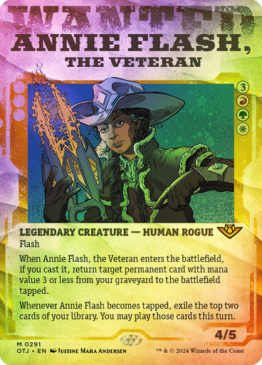 Annie Flash, the Veteran (otj) (291) / Foil Showcase