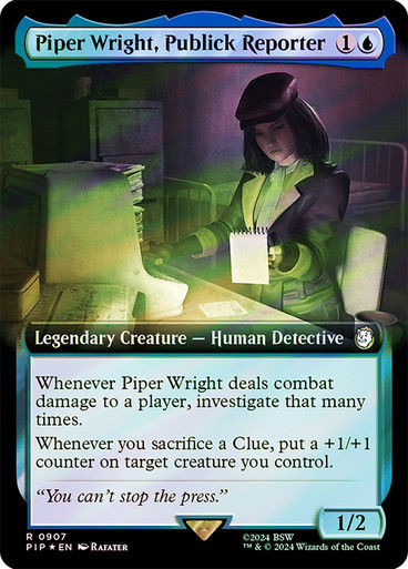 Piper Wright, Publick Reporter (pip) (907) / Extended Surge Foil