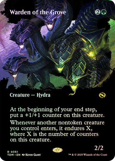 Warden of the Grove (TDM) (351) / Foil / Showcase BL