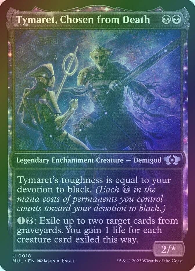 Tymaret, Chosen from Death (MUL) (18) / Showcase / Foil