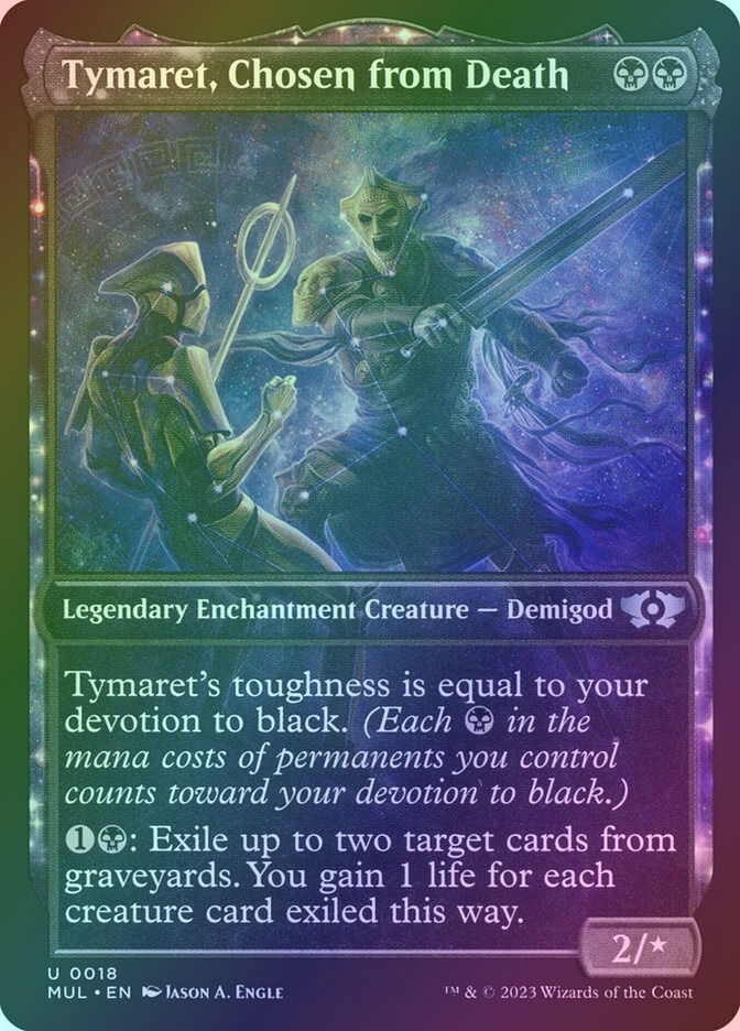 Tymaret, Chosen from Death (MUL) (18) / Showcase / Foil