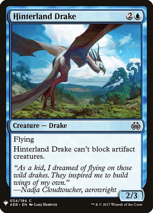 Hinterland Drake (PLST) (AER-34)