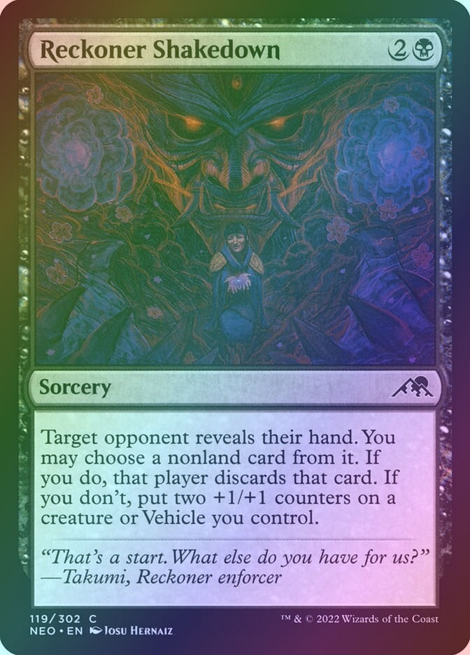 Reckoner Shakedown (NEO) (119) / Foil