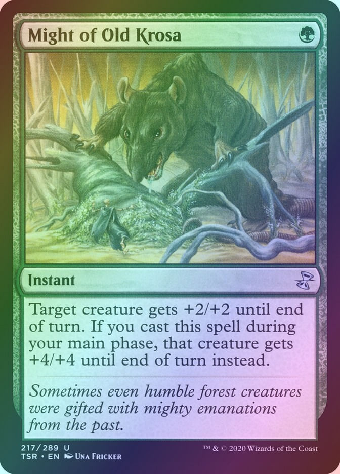Might of Old Krosa (TSR) (217) / Foil