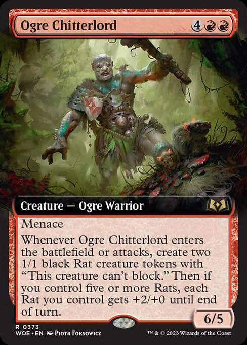 Ogre Chitterlord (woe) / Extended Art
