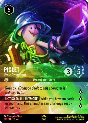 Piglet - Sturdy Swordsman (Enchanted)