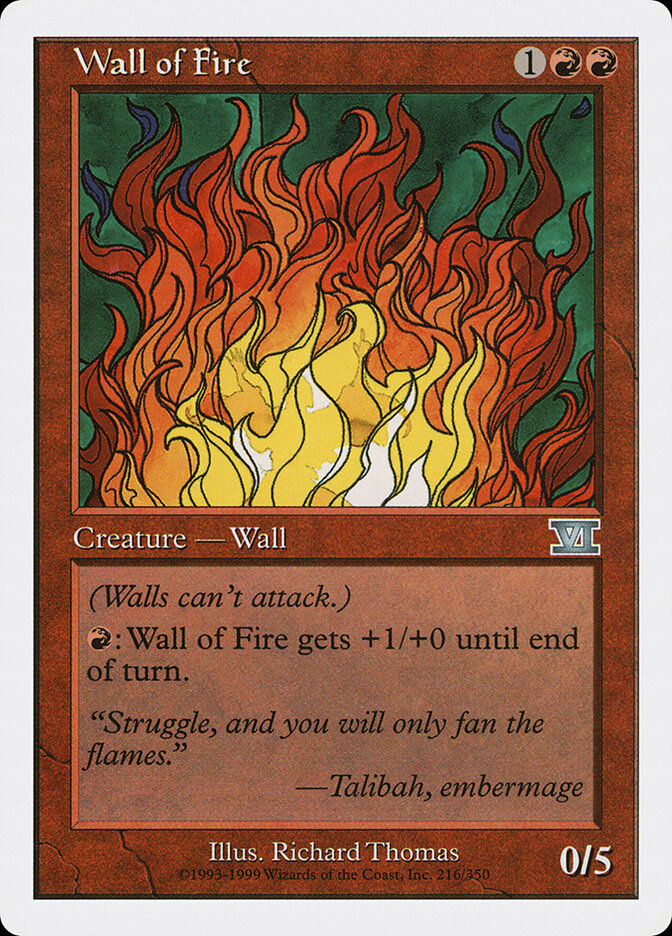 Wall of Fire (6ED) (216)