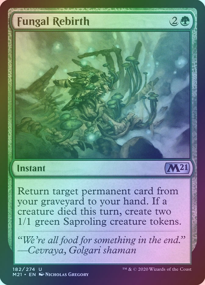 Fungal Rebirth (M21) (182) / Foil