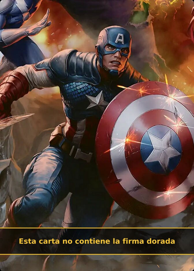 Captain America, Unbowed (AMSH) (5b) / No Firmada