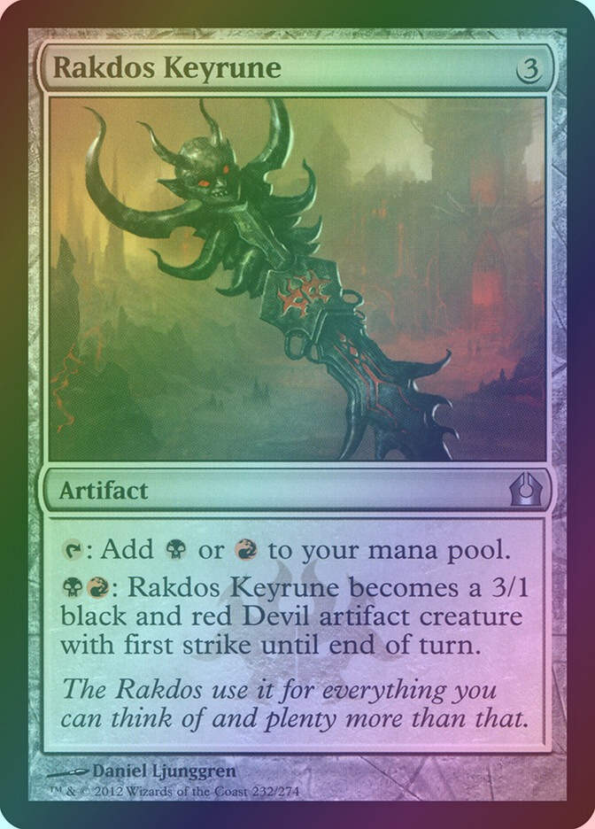 Rakdos Keyrune (RTR) (232) / Foil