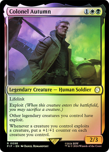 Colonel Autumn (pip) (98) / Foil