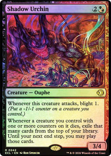 Shadow Urchin (ECL) (242) / Foil