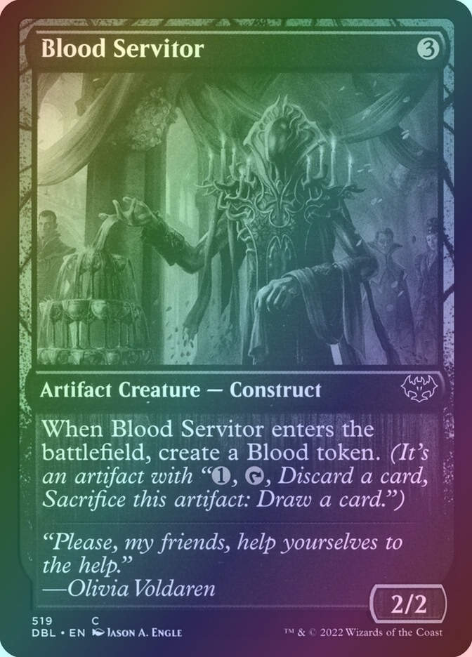 Blood Servitor (DBL) (519) / Foil