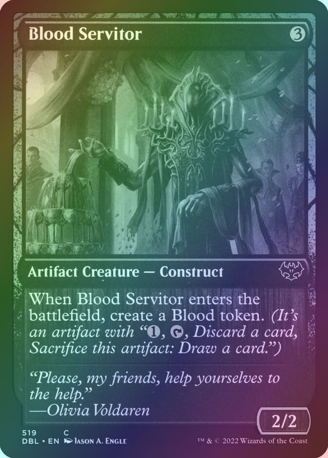 Blood Servitor (DBL) (519) / Foil