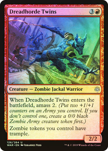 Dreadhorde Twins (WAR) (126) / Foil