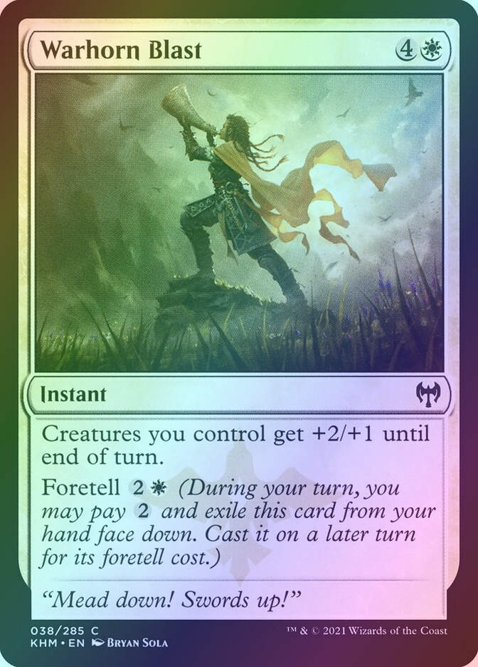 Warhorn Blast (KHM) (38) / Foil