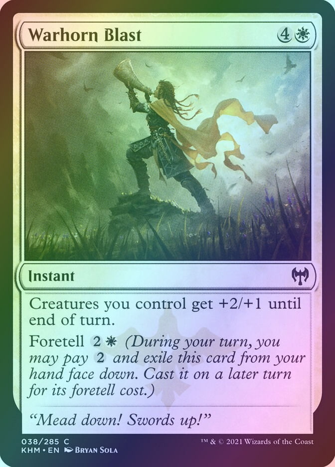 Warhorn Blast (KHM) (38) / Foil